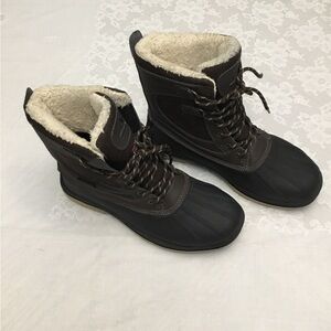 NORTIV8 Black and brown Shoes with Non-Slip Soles